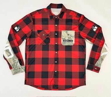 Camicia rossa | Abbigliamento Tecnico per Enduro